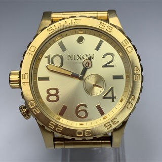 ニクソン(NIXON)の【新品電池】NIXON ニクソン ゴールド 51-30 クオーツ 腕時計(腕時計(アナログ))