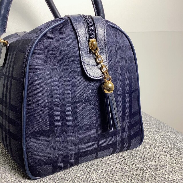 BURBERRY - BURBERRY ノバチェック ロゴ金具 レザー キャンバス ミニ