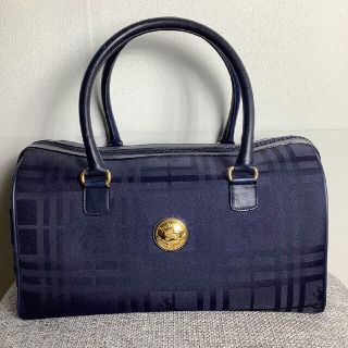 BURBERRY   BURBERRY ノバチェック ロゴ金具 レザー キャンバス ミニ