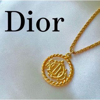 Christian Dior - Diorネックレス CD エンブレム サークル ツイスト