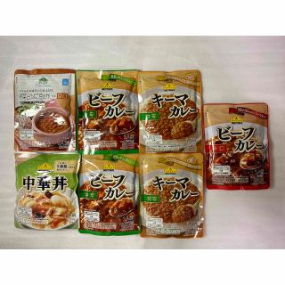 イオン(AEON)のレトルト食品セレクト7】イオン トップバリュ  カレー、中華丼等　4種 7品(レトルト食品)