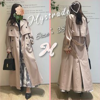 【新品タグ付】Mystrada♡マルチwayトレンチコート38 Mサイズ