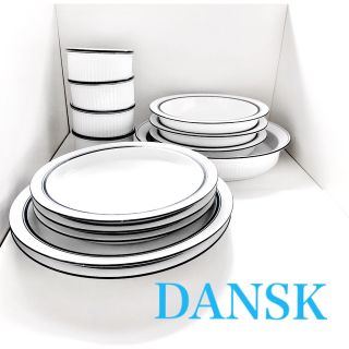 ダンスク(DANSK)のDANSK BISTROダンスクビストロ未使用を含む13点セット／ポルトガル製(食器)