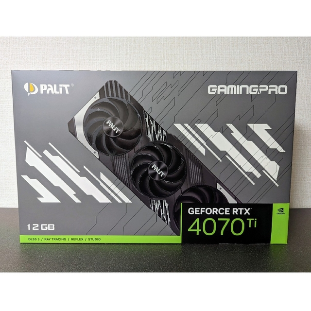 Palit GeForce RTX 4070 Ti GamingPro グラボRTX4070ti