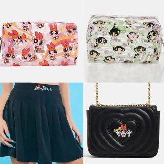パワパフ♡ポーチ+バッグ+スカート セット スキニーディップ ドールズキル