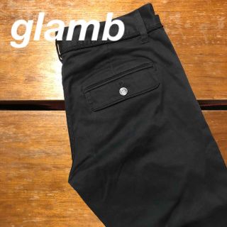 グラム(glamb)の【均一SALE】glambグラム　裾ジップ仕様　チノパン　ブラック(チノパン)