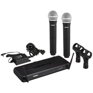 【中古】SHURE ワイヤレスシステム SVXシリーズ SVX288/PG28 ボーカル向け ハンドヘルド型送信機(2本)付属 SVX288J/PG28-JB1 【国内正規品】 wgteh8f(その他)