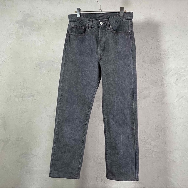 最初期 内股シングル 先染めブラック Levi's 501 0658 USA製