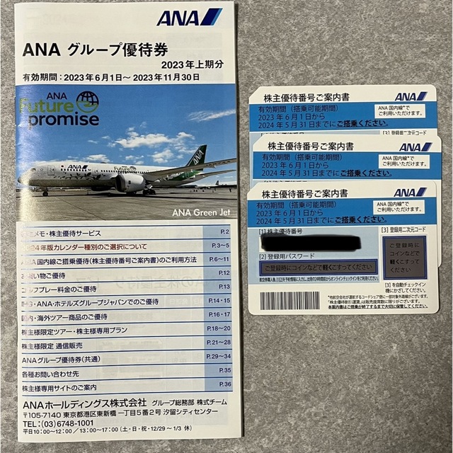 日本卸売 ANA株式優待券＋グループ優待券 | www.tuttavia.eu