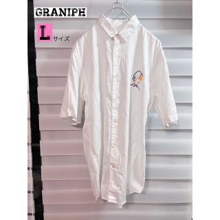 グラニフ(Design Tshirts Store graniph)の【美品♡】graniph 長場雄　コラボ　シャツ　サングラス　刺繍　ユニセックス(Tシャツ/カットソー(半袖/袖なし))