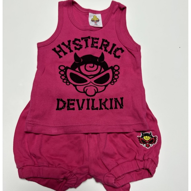 HYSTERIC MINI(ヒステリックミニ)のHYSTERICMINI セットアップ キッズ/ベビー/マタニティのベビー服(~85cm)(タンクトップ/キャミソール)の商品写真