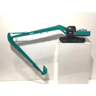ミニカー 1/50 コベルコ SK350-8 カスタム 拡張アーム グリーンの通販