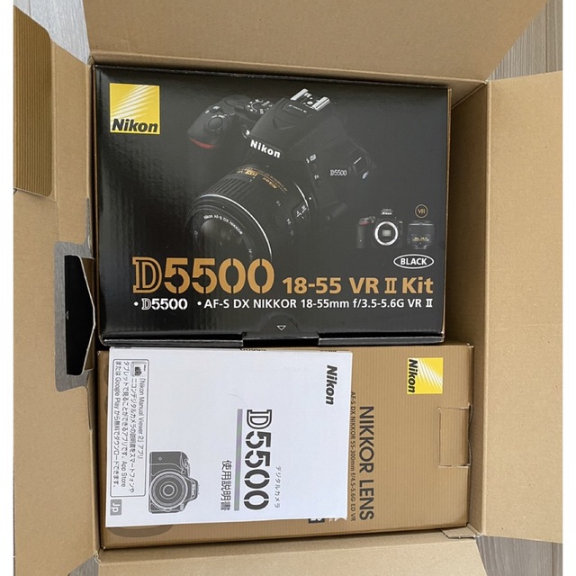 Nikon(ニコン)のNikon（ニコン）D5500ダブルズームキット スマホ/家電/カメラのカメラ(デジタル一眼)の商品写真