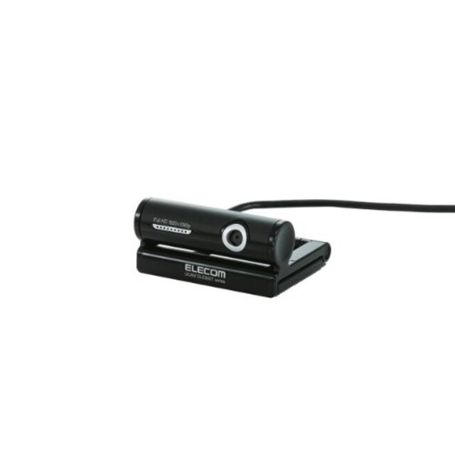 【2011年モデル】ELECOM WEBカメラ 300万画素 1/4インチCMOSセンサ FullHD対応 マイク内蔵 イヤホンマイク付 ブラック UCAM-DLE300TBK
