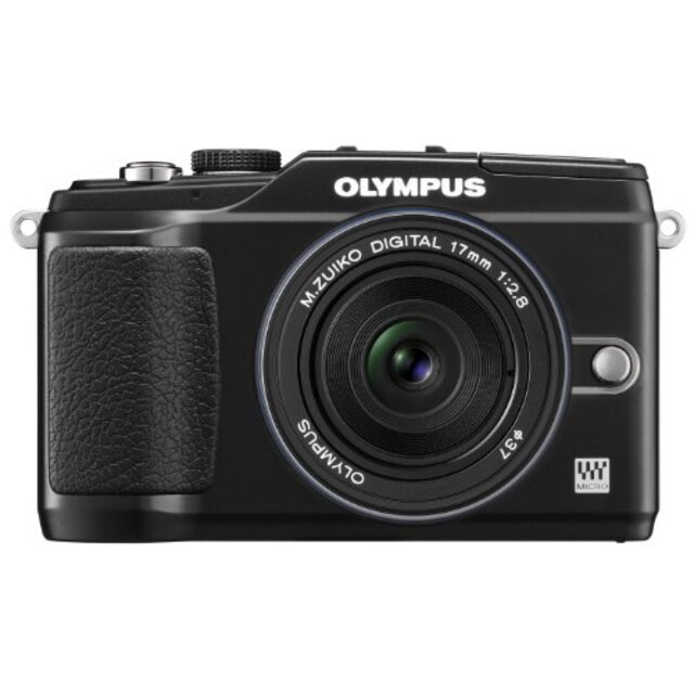 OLYMPUS ミラーレス一眼 E-PL2 パンケーキレンズキット ブラック E-PL2 PKIT BLK wgteh8f