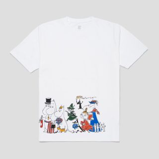 グラニフ(Design Tshirts Store graniph)の新品未使用！グラニフ ムーミン パーティー メンズ Lサイズ Tシャツ(Tシャツ/カットソー(半袖/袖なし))