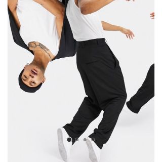 エイソス(asos)の新品未使用　ASOS ワイドスラックス(スラックス)