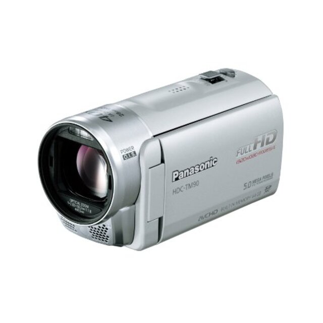 パナソニック デジタルハイビジョンビデオカメラ TM90 内蔵メモリー64GB ソリッドシルバー HDC-TM90-S wgteh8f
