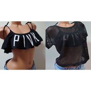 ヴィクトリアズシークレット(Victoria's Secret)のヴィクトリアシークレット ショップ限定品 フラウンス ビキニ トップ 水着 ブラ(水着)