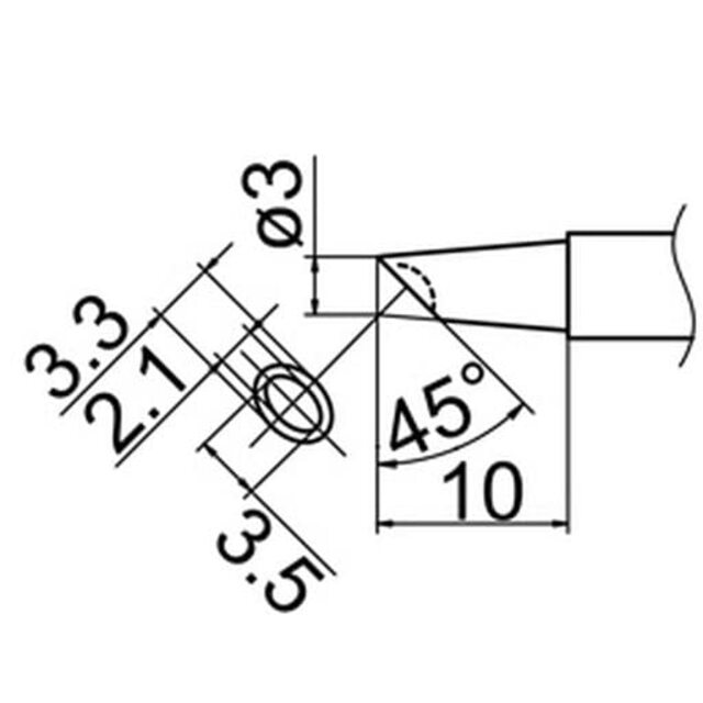 その他白光 コテサキ/3BCガタミゾツキ T12BCM3 wgteh8f