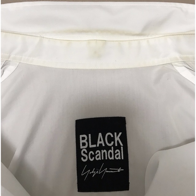 yohji yamamoto スタッフシャツ　BLACK scandal 2