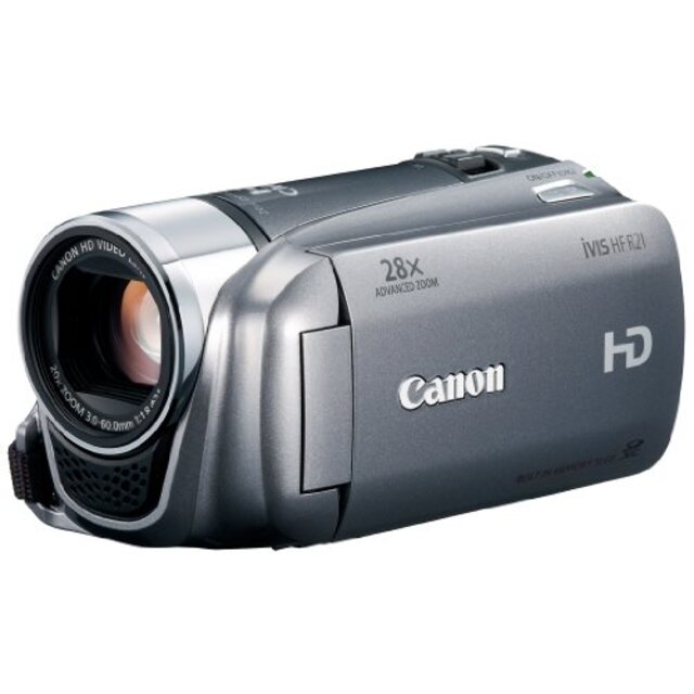 Canon デジタルビデオカメラ iVIS HF R21 シルバー IVISHFR21SL 光学20倍 手ブレ補正 内蔵メモリー32GB wgteh8f