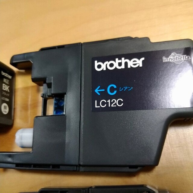 brother(ブラザー)のブラザー純正インク LC12BK LC12C LC12M LC12Y 4色セット スマホ/家電/カメラのPC/タブレット(PC周辺機器)の商品写真