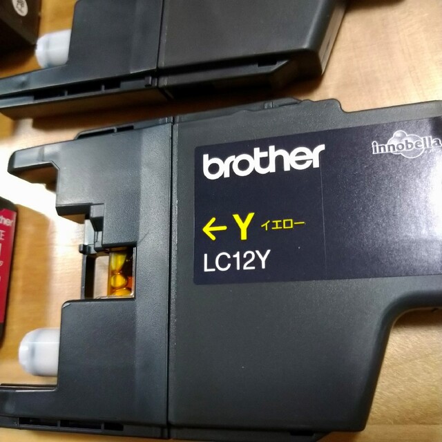 brother(ブラザー)のブラザー純正インク LC12BK LC12C LC12M LC12Y 4色セット スマホ/家電/カメラのPC/タブレット(PC周辺機器)の商品写真