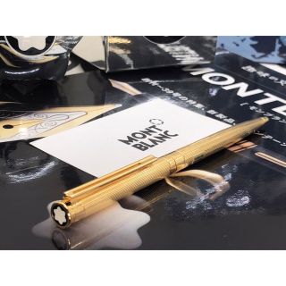 MONTBLANC - 未使用!金運を引き寄せる黄金色!☆輝く総金張り稀少な
