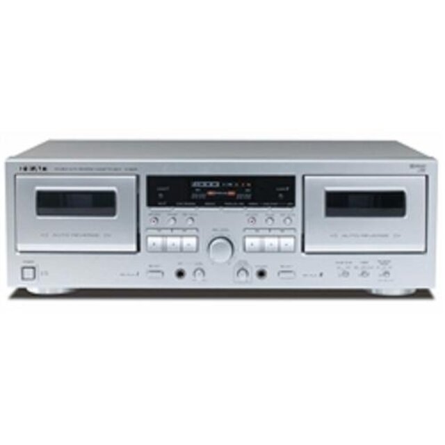 TEAC カセットデッキ ダブルオートリバース シルバー W-890R-S wgteh8f