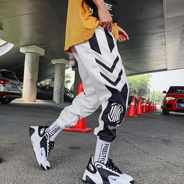 値下げ】 メンズ ジョガー パンツ XXL 海外 スタイル スウェット 黒