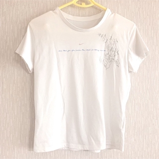 ナイキ(NIKE)のNIKE ナイキ　シンプルロゴ　白Tシャツ　(Tシャツ(半袖/袖なし))