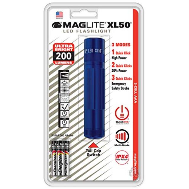 MAG-LITE(マグライト) ミニマグライト XL50 LED ブルー 【日本正規代理店品】 XL50-S3116Y wgteh8f