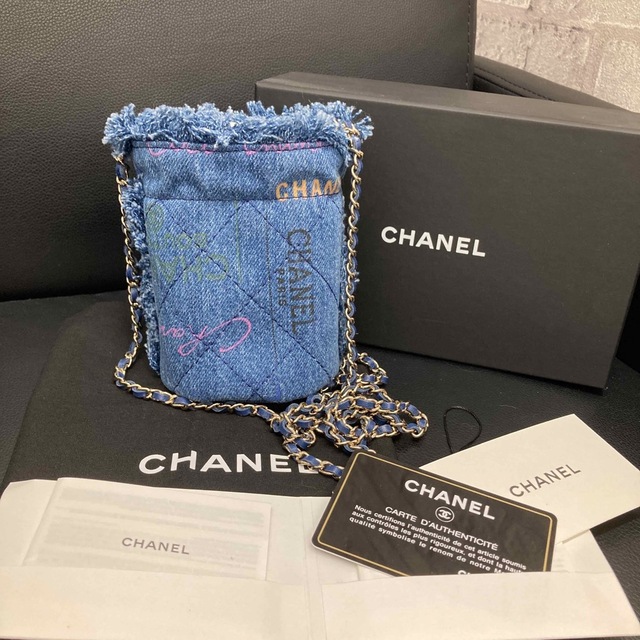 新品未使用☆激かわっ☆CHANEL☆デニム☆チェーンショルダー☆ミニ☆ 新品未使用☆激かわっ☆CHANEL☆デニム☆チェーンショルダー☆ミニ☆