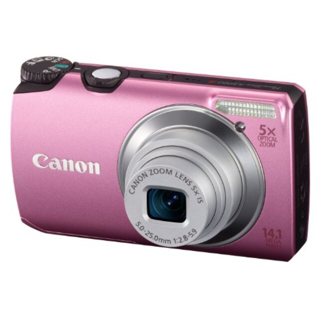 Canon デジタルカメラ PowerShot A3200 IS ピンク PSA3200IS(PK) wgteh8f