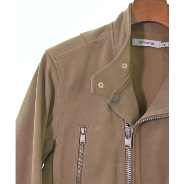 nonnative - nonnative ノンネイティヴ ライダース 0(XS位) ベージュ