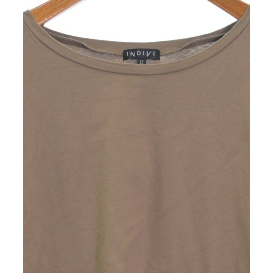 INDIVI(インディヴィ)のINDIVI インディヴィ Tシャツ・カットソー 13(XL位) ベージュ 【古着】【中古】 レディースのトップス(カットソー(半袖/袖なし))の商品写真