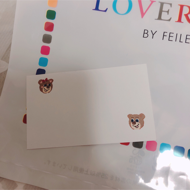 FEILER(フェイラー)のLOVERARY BY FEILER ラブラリーパーラー フラットポーチ  レディースのファッション小物(ポーチ)の商品写真