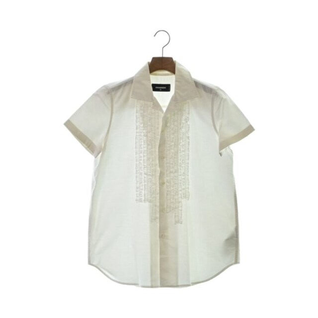 DSQUARED ディースクエアード カジュアルシャツ 40(M位) 白