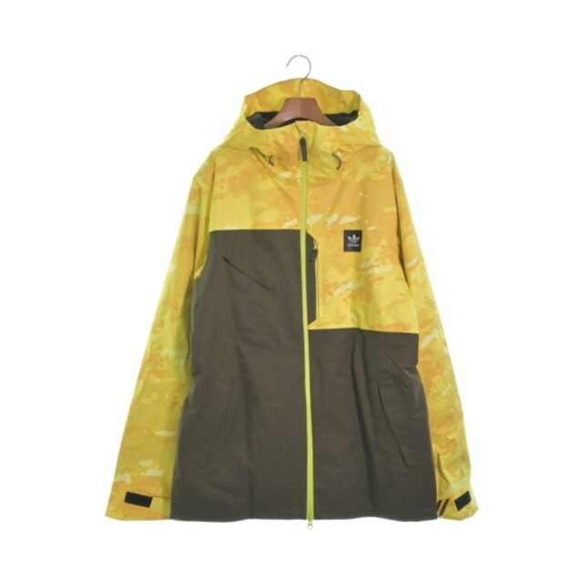adidas - adidas アディダス マウンテンパーカー L 黄系xカーキ 【古着