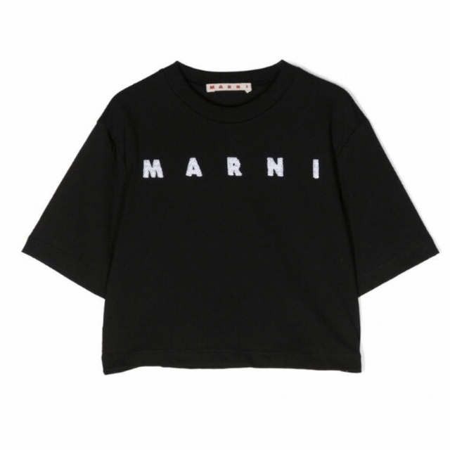 再入荷】MARNI クロップドTシャツ ブラック 新品未使用 14Y-