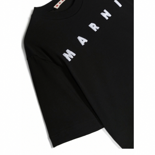 Marni - MARNI クロップドTシャツ ブラック 新品未使用 14Yの通販 by