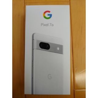 グーグルピクセル(Google Pixel)のpixel 7a　白(スマートフォン本体)