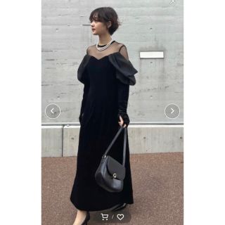 アメリヴィンテージ オフショルダー マキシワンピース/ロング