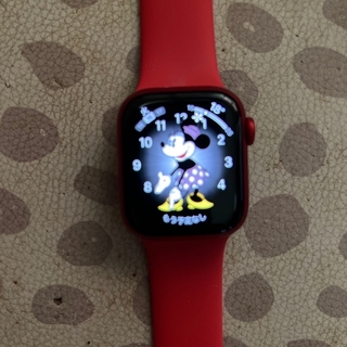 アップル(Apple)のアップル Apple Watch8 41mm REDアルミ REDスポーツバンド(その他)
