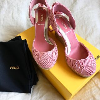 フェンディ(FENDI)の送込値下★新品フェンディウェッジサンダル ペリーコ クリスチャンルブタン マルニ(サンダル)