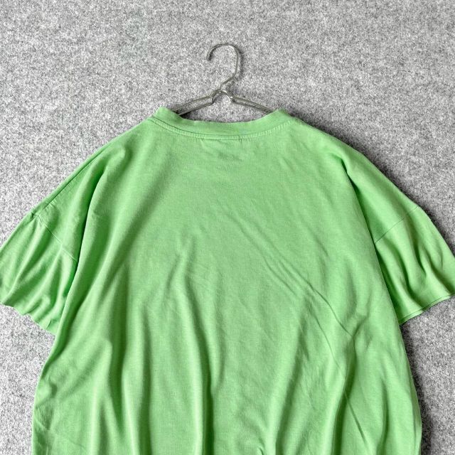LACOSTE(ラコステ)の【ラコステ】70s シングルステッチ フランス製 刺繍ロゴ ルーズ Tシャツ 緑 メンズのトップス(Tシャツ/カットソー(半袖/袖なし))の商品写真