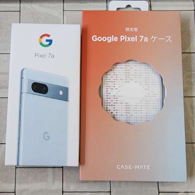 満点の Google Pixel - Google Pixel 7a Sea 128GB ケース付