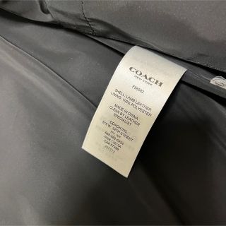 美品 本革COACH コーチ レザージャケット フード シープスキン