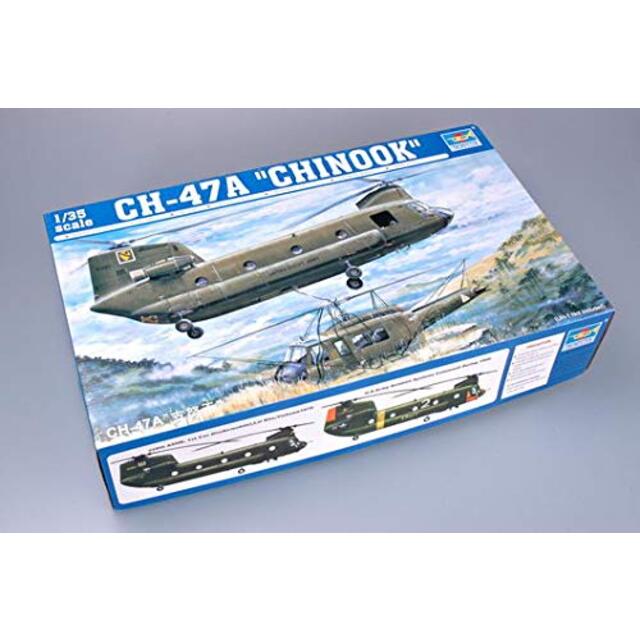 トランペッター 1/35 CH-47A チヌーク 大型輸送ヘリコプター プラモデル g6bh9ry